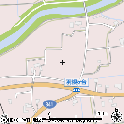 秋田県仙北市田沢湖小松（羽根ヶ台）周辺の地図