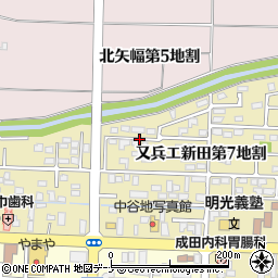 フォレストハウス　矢巾３号館周辺の地図