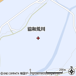 秋田県大仙市協和荒川24周辺の地図