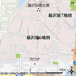 岩手県矢巾町（紫波郡）藤沢（第６地割）周辺の地図