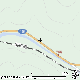 岩手県宮古市門馬40周辺の地図