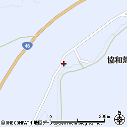 秋田県大仙市協和荒川町下モ52周辺の地図