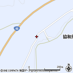 秋田県大仙市協和荒川町下モ周辺の地図