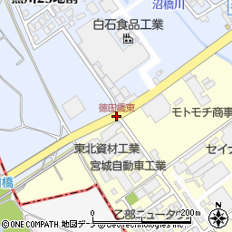 徳田橋東周辺の地図