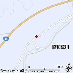 秋田県大仙市協和荒川上荒川6周辺の地図