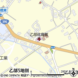 盛岡市乙部体育館周辺の地図