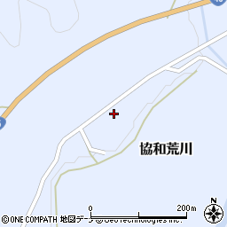 秋田県大仙市協和荒川上荒川周辺の地図