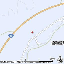 秋田県大仙市協和荒川上荒川2周辺の地図