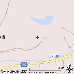 秋田県秋田市下浜八田赤坂93周辺の地図