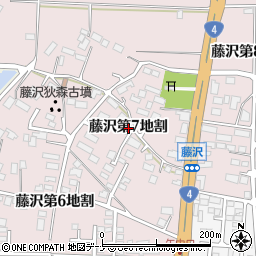 岩手県紫波郡矢巾町藤沢第７地割周辺の地図