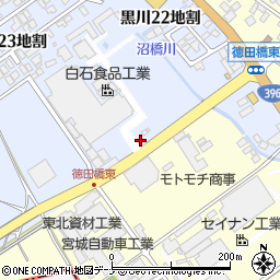 北日本銀行白石食品工業 ＡＴＭ周辺の地図
