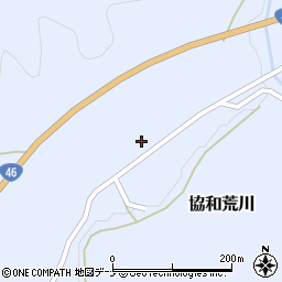 秋田県大仙市協和荒川上荒川9周辺の地図