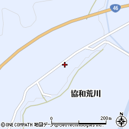 秋田県大仙市協和荒川上荒川41周辺の地図