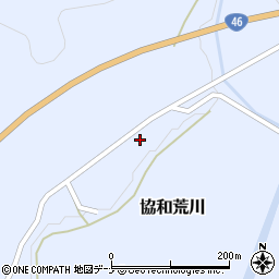 秋田県大仙市協和荒川上荒川40周辺の地図