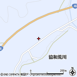 秋田県大仙市協和荒川上荒川10周辺の地図