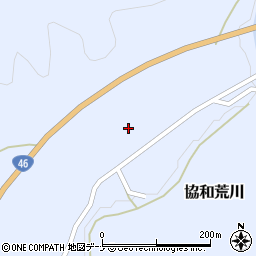 秋田県大仙市協和荒川上荒川8周辺の地図