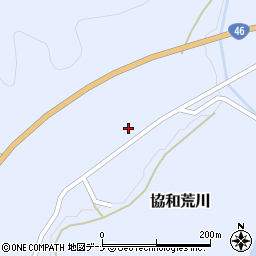 秋田県大仙市協和荒川上荒川12周辺の地図
