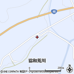 秋田県大仙市協和荒川上荒川38周辺の地図