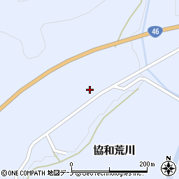 秋田県大仙市協和荒川上荒川15周辺の地図