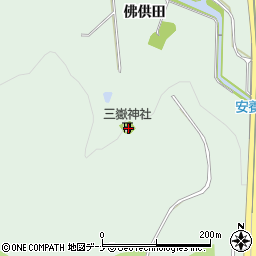 秋田県秋田市雄和椿川佛供田53周辺の地図