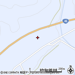 秋田県大仙市協和荒川上荒川21周辺の地図