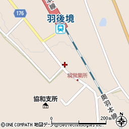 新昭和タクシー株式会社　刈和野営業所協和境配車センター周辺の地図