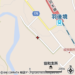 秋田県大仙市協和境菅生田72-7周辺の地図