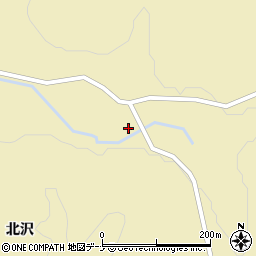 秋田県仙北市角館町川原北沢89-1周辺の地図