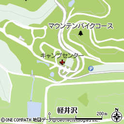 県立中央公園キャンプセンター周辺の地図