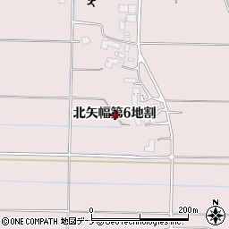 岩手県紫波郡矢巾町北矢幅第６地割周辺の地図