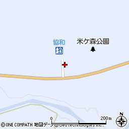 秋田県大仙市協和荒川新田表周辺の地図