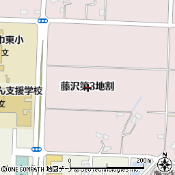 岩手県紫波郡矢巾町藤沢第３地割周辺の地図