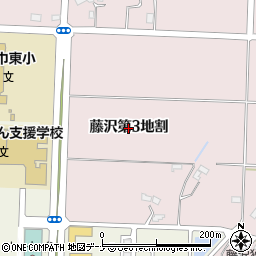岩手県矢巾町（紫波郡）藤沢（第３地割）周辺の地図