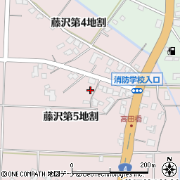 岩手県紫波郡矢巾町藤沢第５地割87周辺の地図