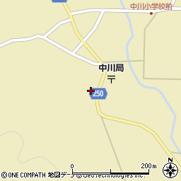 秋田県仙北市角館町川原寺前周辺の地図