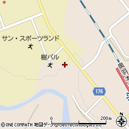 秋田県大仙市協和船岡大袋周辺の地図