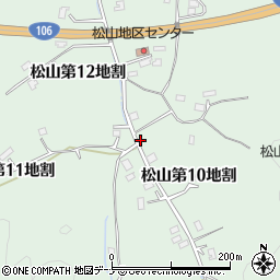 岩手県宮古市松山第１０地割55周辺の地図