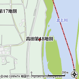 岩手県紫波郡矢巾町高田第１８地割周辺の地図