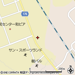 秋田県大仙市協和船岡向合貝周辺の地図