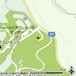 秋田県秋田市雄和椿川軽井沢周辺の地図
