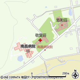 敬愛荘周辺の地図