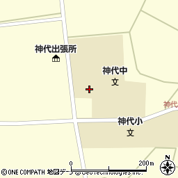 神代市民体育館周辺の地図
