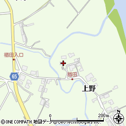 秋田県秋田市下浜楢田上野78周辺の地図