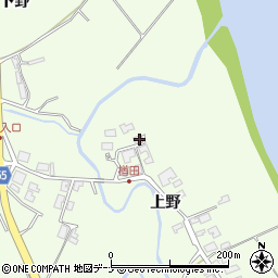 秋田県秋田市下浜楢田上野83-1周辺の地図