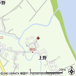 秋田県秋田市下浜楢田上野82-9周辺の地図