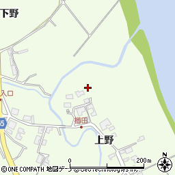 秋田県秋田市下浜楢田上野90周辺の地図