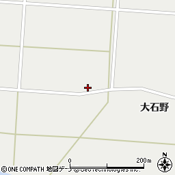 秋田県仙北市田沢湖卒田大石野周辺の地図