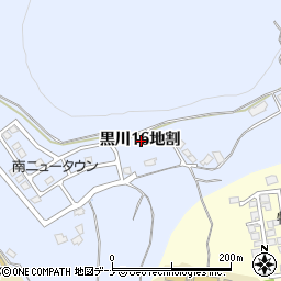岩手県盛岡市黒川１６地割周辺の地図