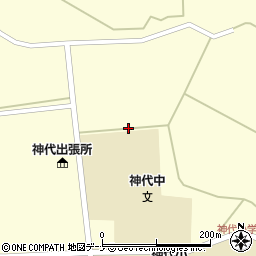 秋田県仙北市田沢湖神代（野中清水）周辺の地図