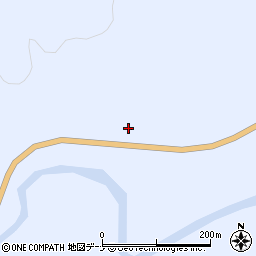秋田県大仙市協和荒川（戌平滝ノ沢）周辺の地図